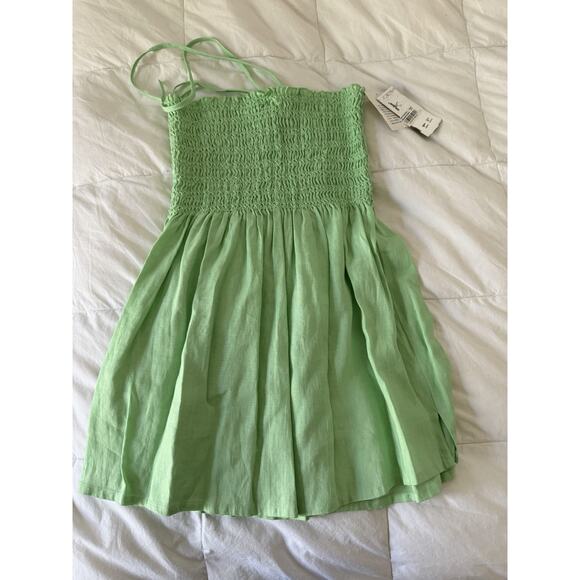 VTG Inc International Concepts Green Tube Tank Top Halter Boho Y2K NWT Sz 8 - Picture 1 of 5